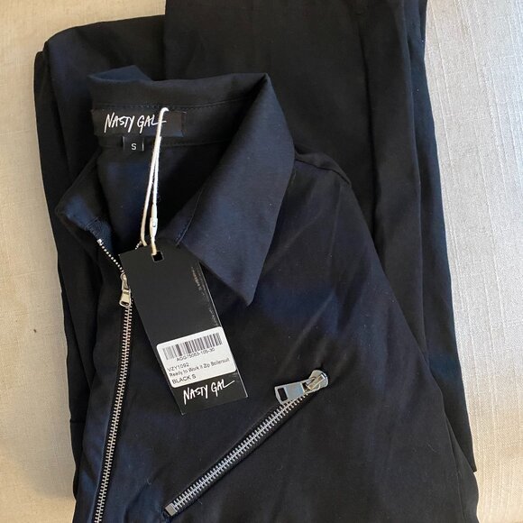 Nasty Gal Women's Tailored Long Sleeve Zip Boilersuit NWT Size Small - Picture 11 of 11